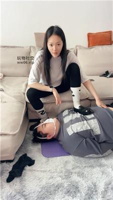 【埋汰】皮鞋白袜踩教练狗 JS250222-38