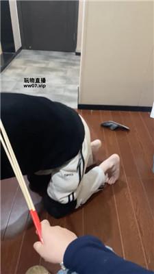 【白兔】运动鞋黑棉袜虐瘦奴 JS250312-18