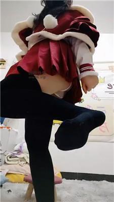 【广西木木】可爱洛丽塔及膝袜踩虐/喂圣水/舔卫生巾 JS250106-59