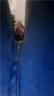 【猴歌】腿绞牛仔裤坐脸/白袜脚踩 bf50401