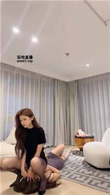 【泡芙】长腿模特S-情侣奴-奴下奴下跪伺候 JS250428-28