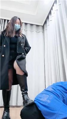 【拽拽】长靴黑丝蹂躏踩脚奴 JS250105-15