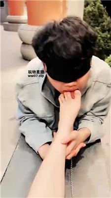 【苏晚】户外羞辱骚贱奴才【上】 JS250506-17