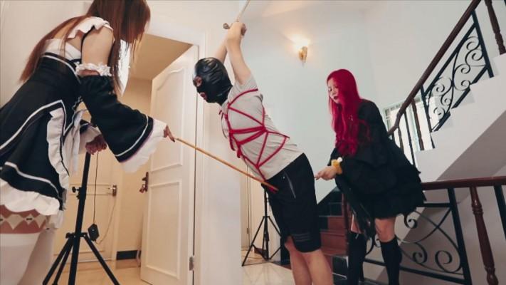 〖H.P.L栖心之栈〗—黑白双煞吊刑奴 HPL-211025