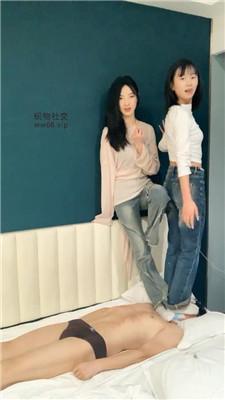 【千千】双S-高跟+小白鞋+白袜全体重踩踏 bf49371