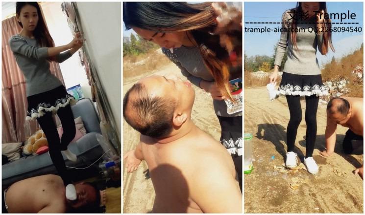 “超级羞辱”傲柔s户外脏鞋踩踏喂食脏食物 “超级羞辱”傲柔s户外脏鞋踩踏喂食脏食物