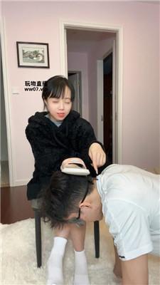 【奶豆包】可爱女友白袜脚羞辱 JS250316-29