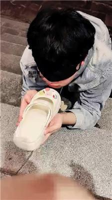 【苏晚】户外羞辱骚贱奴才【上】 JS250506-17