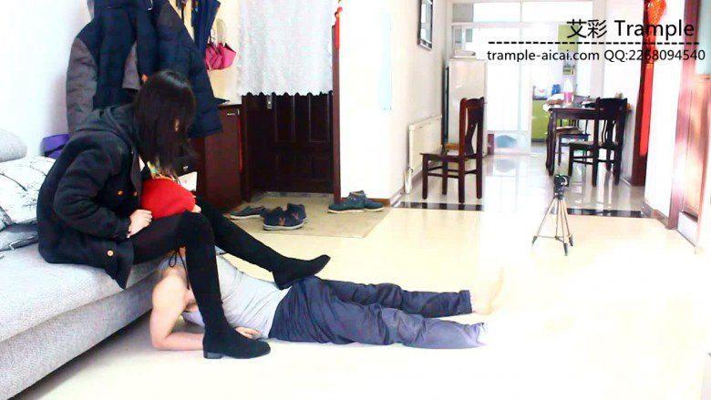 媛媛女主剧情！残忍勒死高利贷的贱人！