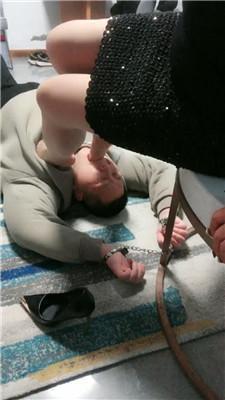 【冰色】高跟短靴虐打踩 JS250308-20