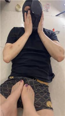 【甜心教主】舔肉丝脏鞋底/暴力耳光 JS250222-15