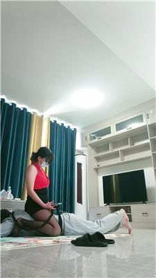 【卡罗琳】黑丝高跟诱惑-犬化家奴【下】 JS250331-46