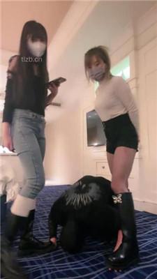 【梦樱】双S刑讯逼供-长靴踢踹踩/耳光/转胯腿绞/抽【双视角版】