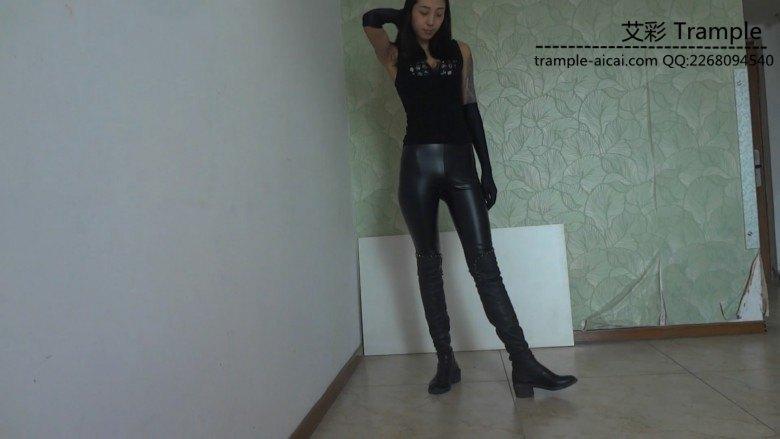 185S黑靴手套调M