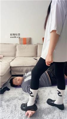 【埋汰】皮鞋白袜踩教练狗 JS250222-38