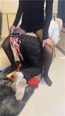 【鹿s】内裤套头黑丝脚踩-sp bf52432