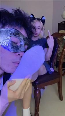 【奶豆包】洛丽塔S-白袜脚塞嘴玩男友 bf50833