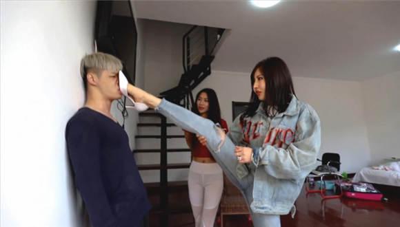 〖H.P.L栖心之栈〗—黑冰芷晴高位踢踩