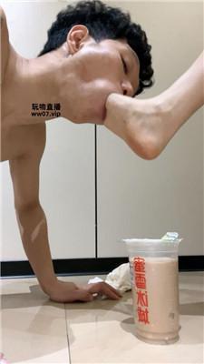 【婉纱】奶茶玉足深喉【双视角版】 JS250514-21