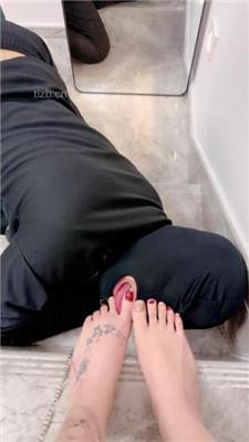 【小软】圣诞女郎-美腿诱惑恋足舔