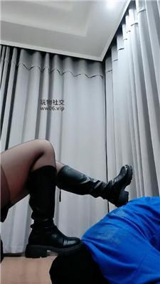 【拽拽】长靴黑丝蹂躏踩脚奴 JS250105-15