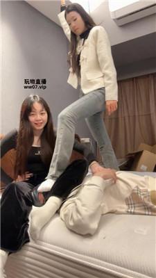 【猴歌】双S-原味白袜脚踩虐老师狗【上】 JS250315-25