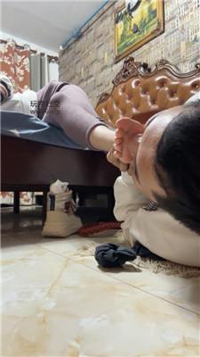 【艾斯】沉浸式-原味白袜玉足恋足狂舔 JS250105-11