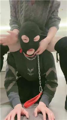 【颜值S】给狗子立规矩–耳光/鞭打/踢踹口水