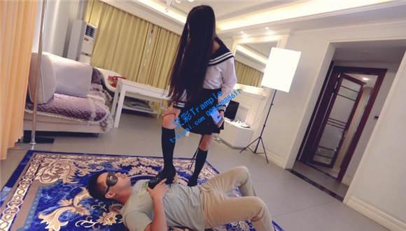 〖H.P.L栖心之栈〗—芷晴学生服踢裆