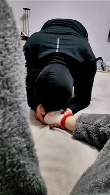 【小羊咩咩】毛巾棉袜诱惑家奴 JS250114-13