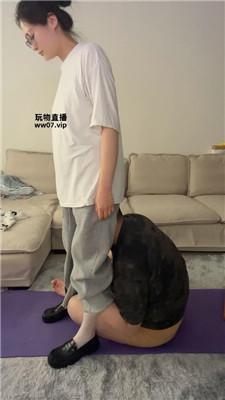 【埋汰】皮鞋白袜玩虐胖狗奴 JS250314-10