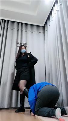 【拽拽】长靴黑丝蹂躏踩脚奴 JS250105-15