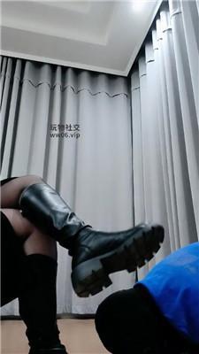 【拽拽】长靴黑丝蹂躏踩脚奴 JS250105-15