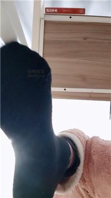 【上海汤圆】红黑棉袜    250130-21