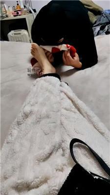 【小羊咩咩】骑马皮带鞭打/棉袜脚踩虐 JS250107-43