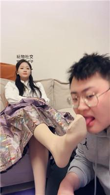 【埋汰】马面裙美女肉丝脚虐 bf50051