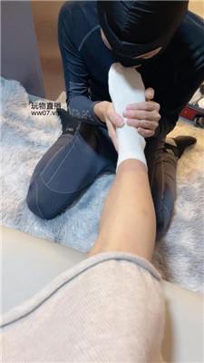 【困困】双S-白袜脚气味辱 JS250301-28