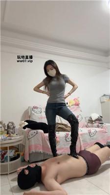 【御妍】高跟长靴踩踏-白袜脚伺候 JS250426-34