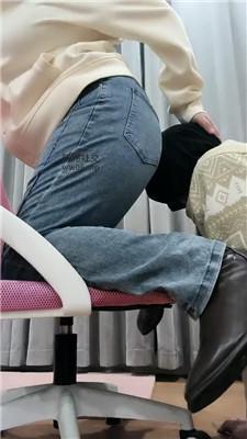 【拽拽】骑马转胯/牛仔裤坐狗头  JS250206-4