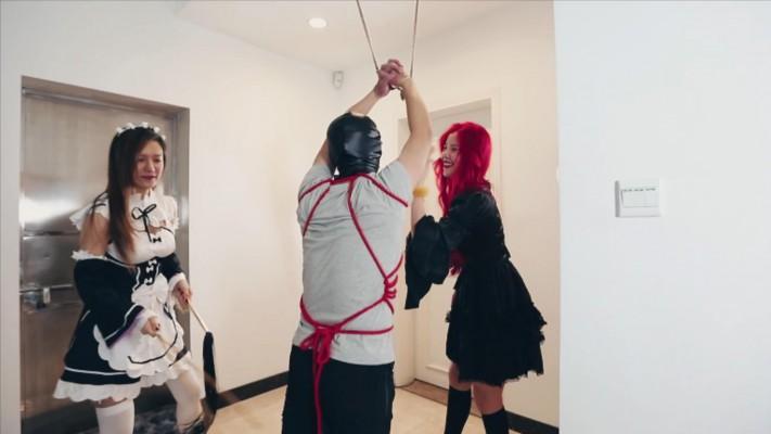 〖H.P.L栖心之栈〗—黑白双煞吊刑奴 HPL-211025