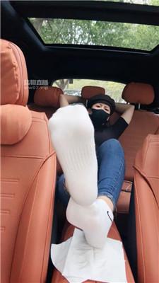 【冷颜】开一天车酸臭白棉袜    250522-11