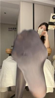 【170精灵S姐】油亮黑丝脚灯    250302-1