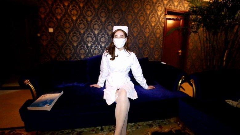 【芮琪女王】蒙面护士 秀白丝脚底语言诱惑 无剪辑版