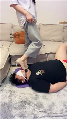 【埋汰】口球塞嘴高跟踩 JS250220-15