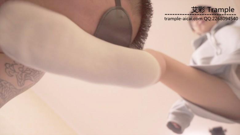 南一，洛芸，宅七，3人白袜运动鞋调教