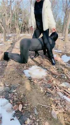 【高傲】户外训狗-鞭打/浓痰/赏赐圣水/骑马