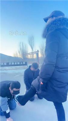 【沐夏夜】户外景区溜双狗