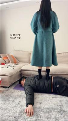 【埋汰】黑棉袜蹂躏踩踏 JS250210-31