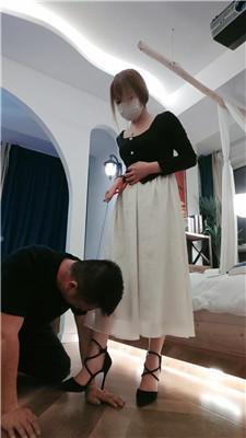 【淡颜】手铐捆绑-高跟凉鞋踩踏-抽耳光 JS250205-22