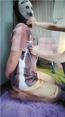 【柠檬】藤条重度虐打废物奴 JS250328-12